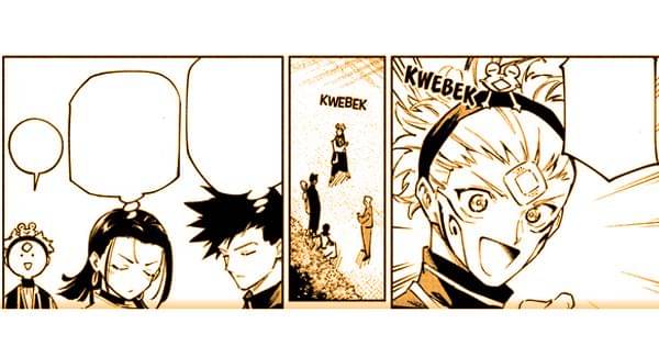 Reaksi Yuka dan Tsurugi saat mendengar usia Maru - Jujutsu Kaisen Modulo