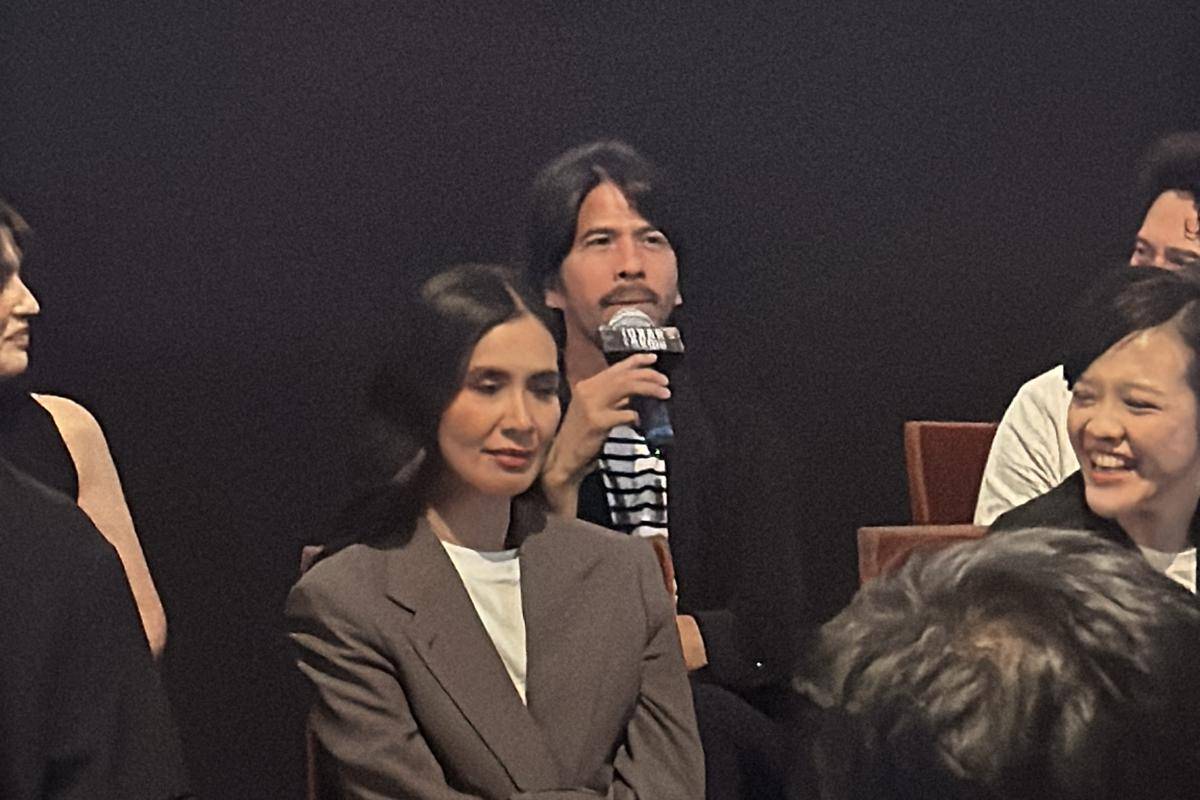 para pemain film Tukar Takdir pada Kamis (25/9/2025) (IDN Times/Elizabeth Chiquita)