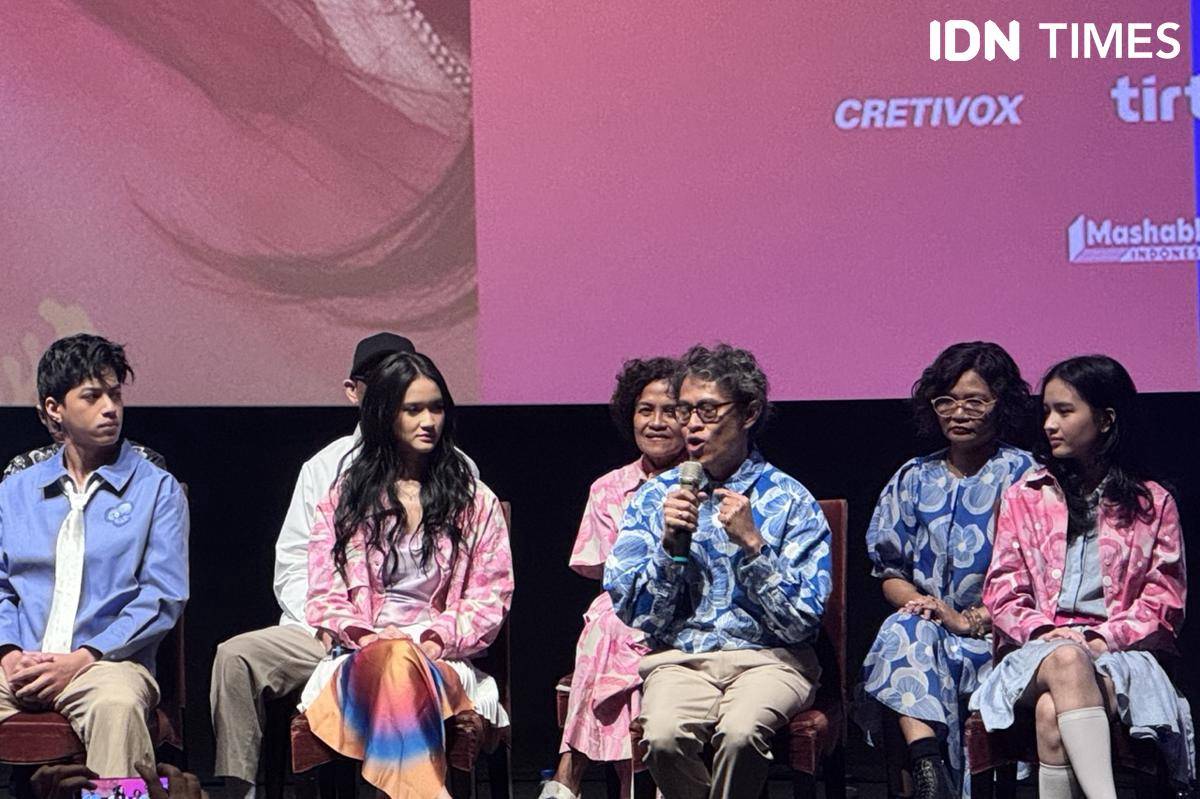 para cast Rangga & Cinta pada Senin (29/9/2025) (IDN Times/Elizabeth Chiquita)