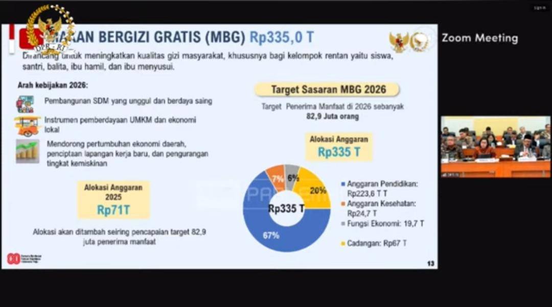 Tangkapan layar YouTube Banggar DPR