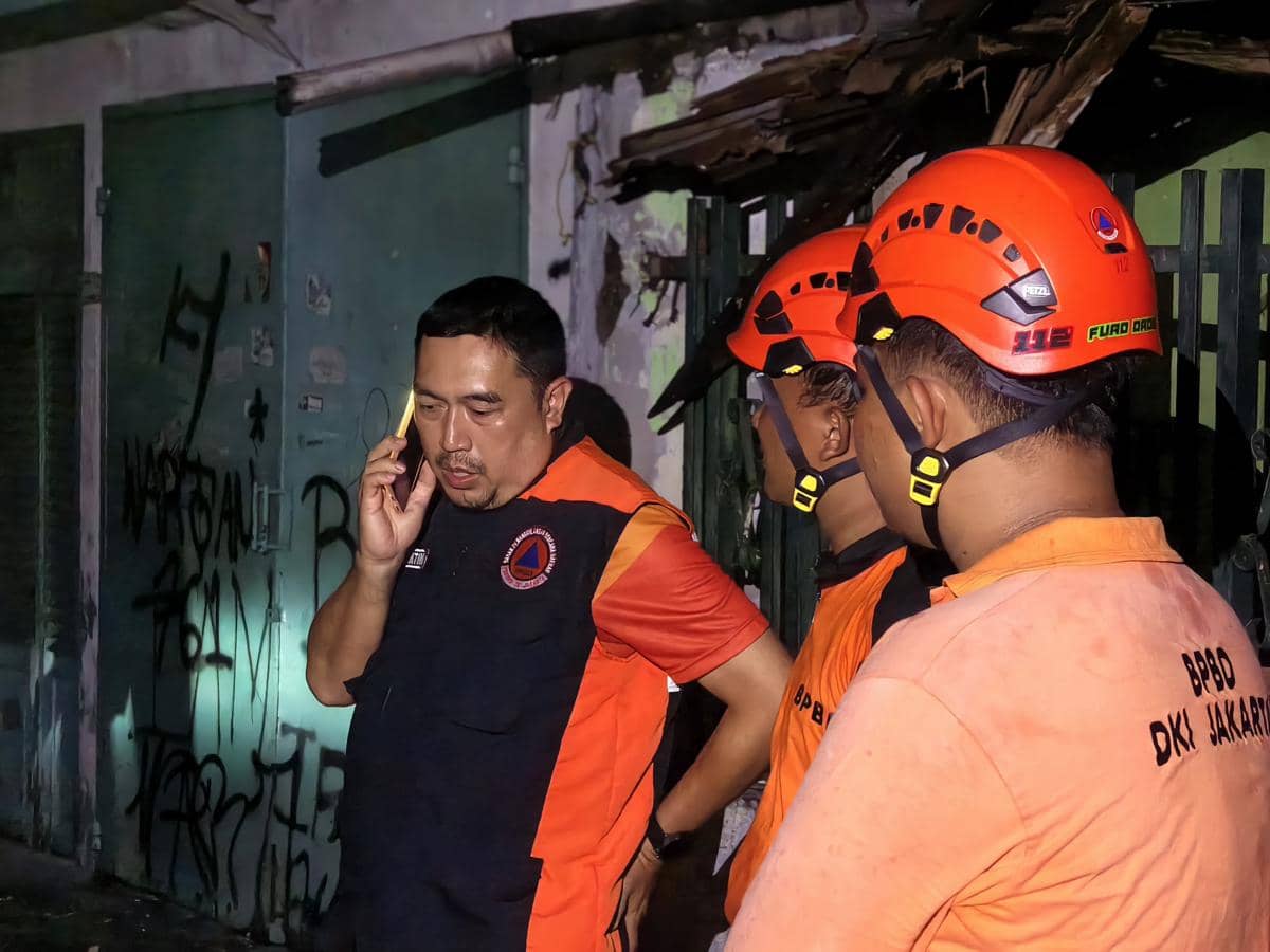 Kepala Pusdatin BPBD DKI, Yohan di Taman Sari. (Dok. BPBD)