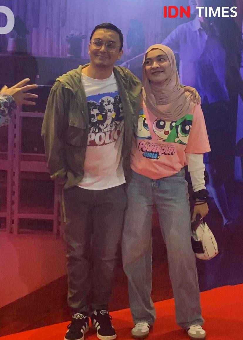 potret artis di red carpet gala premier film Rangga & Cinta di XXI Epicentrum, Jakarta, Senin (29/9/2025)
