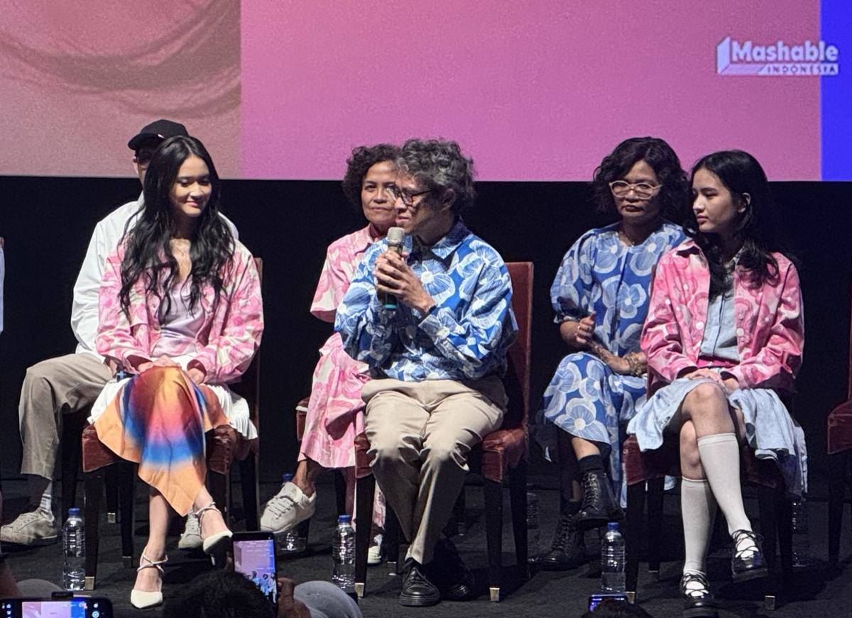 para cast Rangga & Cinta pada Senin (29/9/2025) (IDN Times/Elizabeth Chiquita)