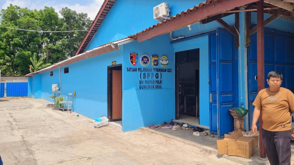 Satuan Pelayanan Pemenuhan Gizi (SPPG) Div Propam Polri Gunungkidul atau yang dikenal SPPG Sumberejo distop beroperasi