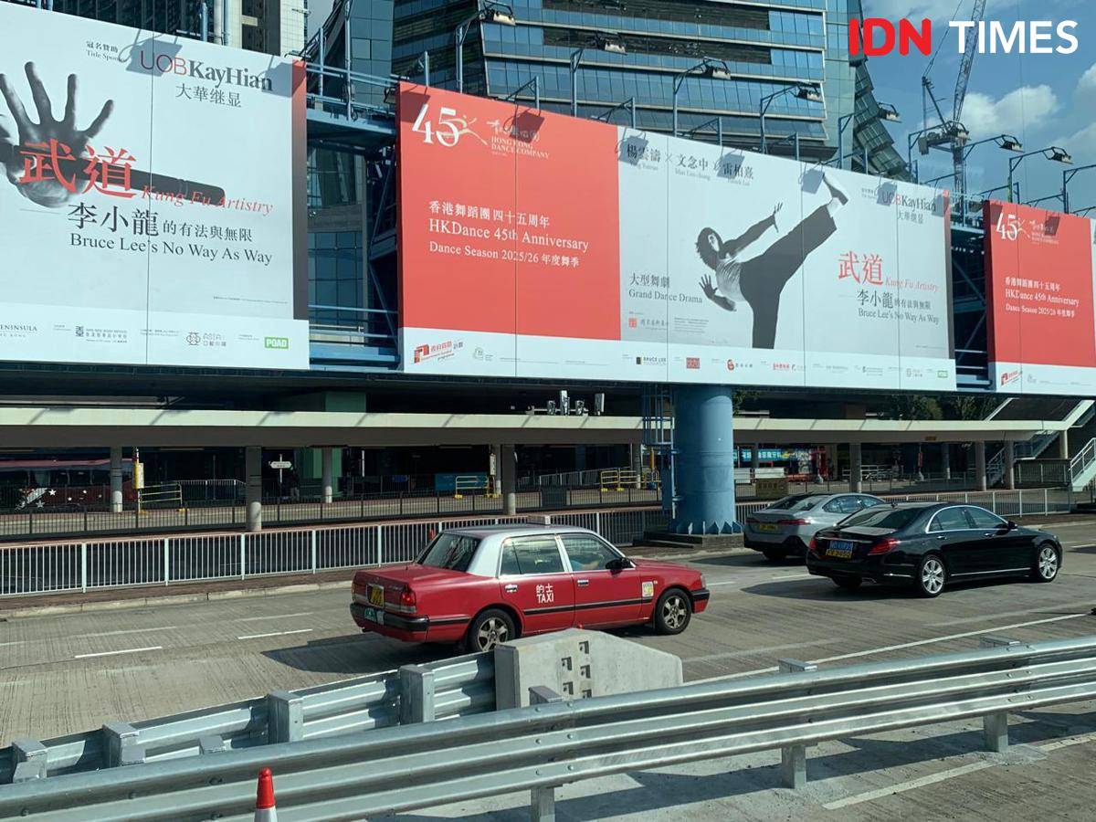 Potret jalanan di Hong Kong