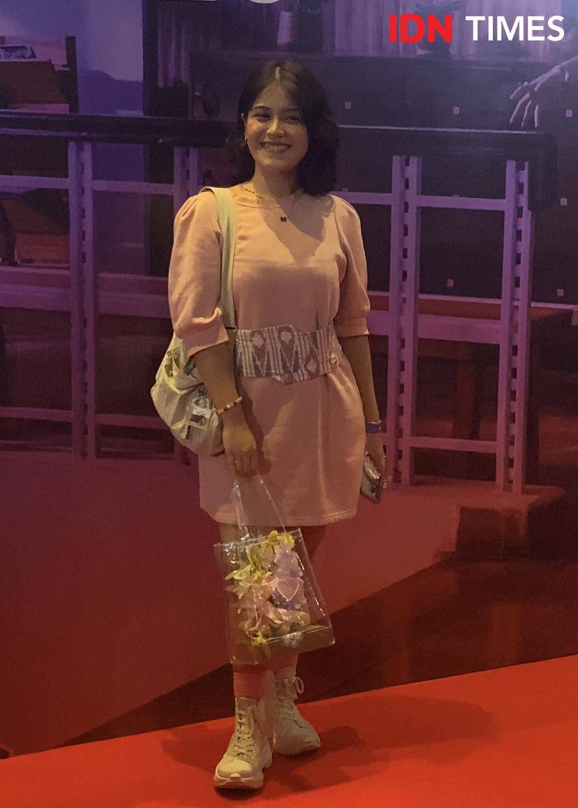 potret artis di red carpet gala premier film Rangga & Cinta di XXI Epicentrum, Jakarta, Senin (29/9/2025)