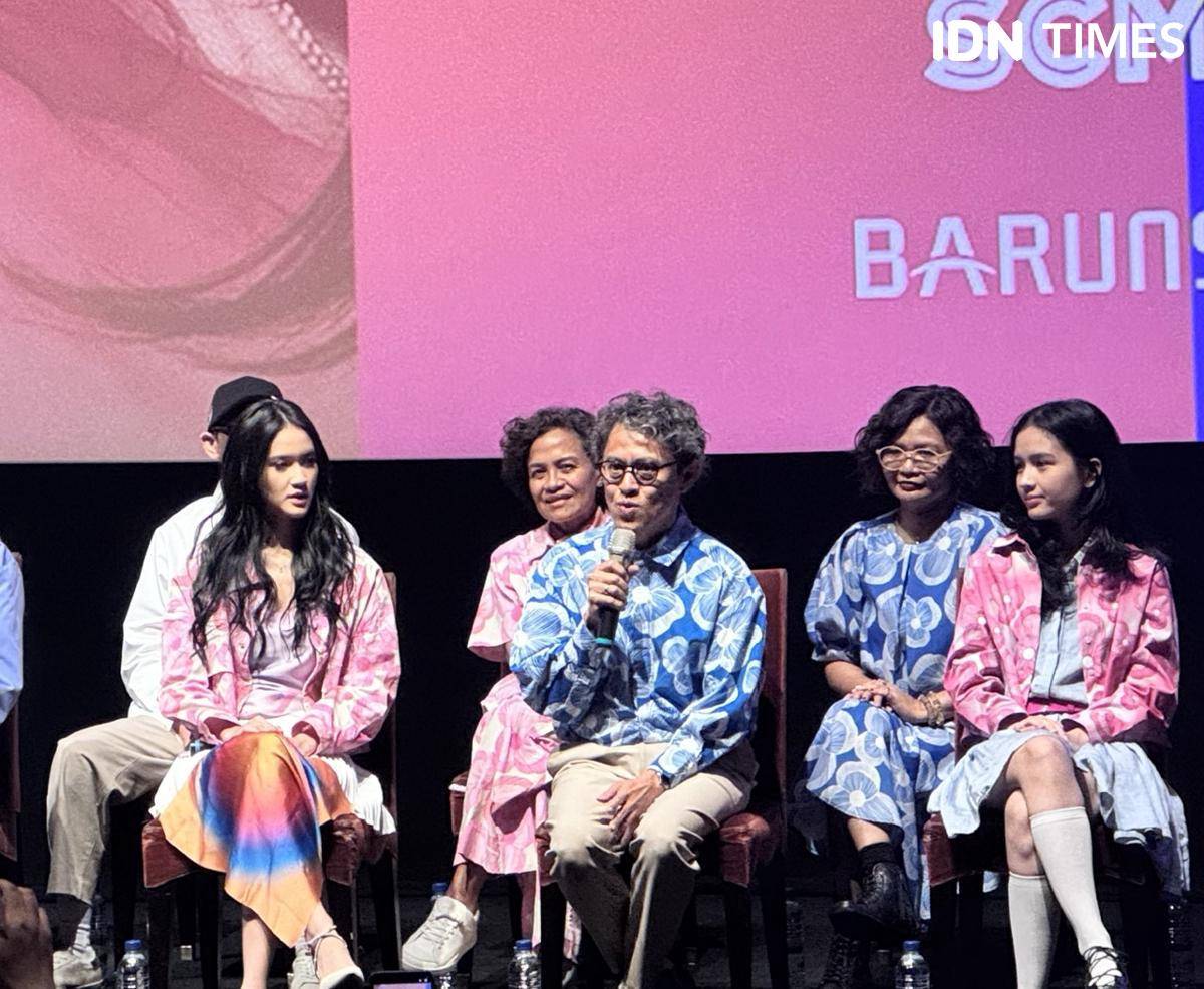 para cast Rangga & Cinta pada Senin (29/9/2025) (IDN Times/Elizabeth Chiquita)