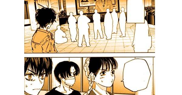 Grup Amane menonton berita kerusuhan - Sakamoto Days