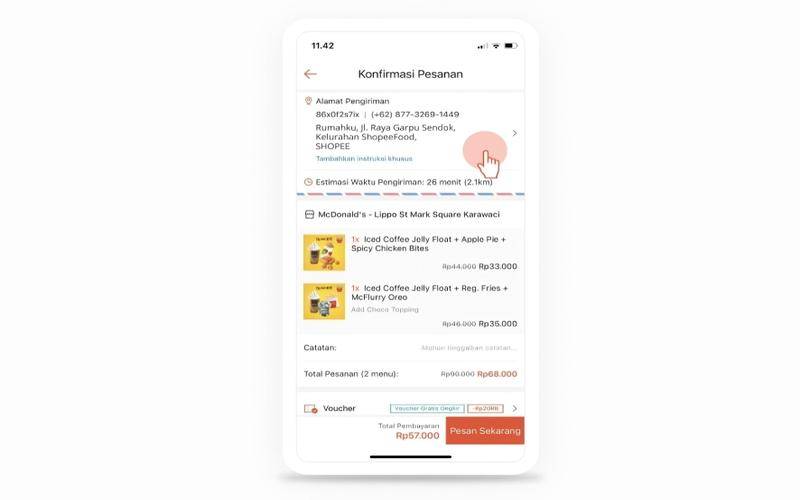 cara pesan makanan di ShopeeFood 