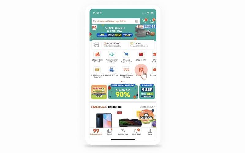 cara pesan makanan di ShopeeFood (
