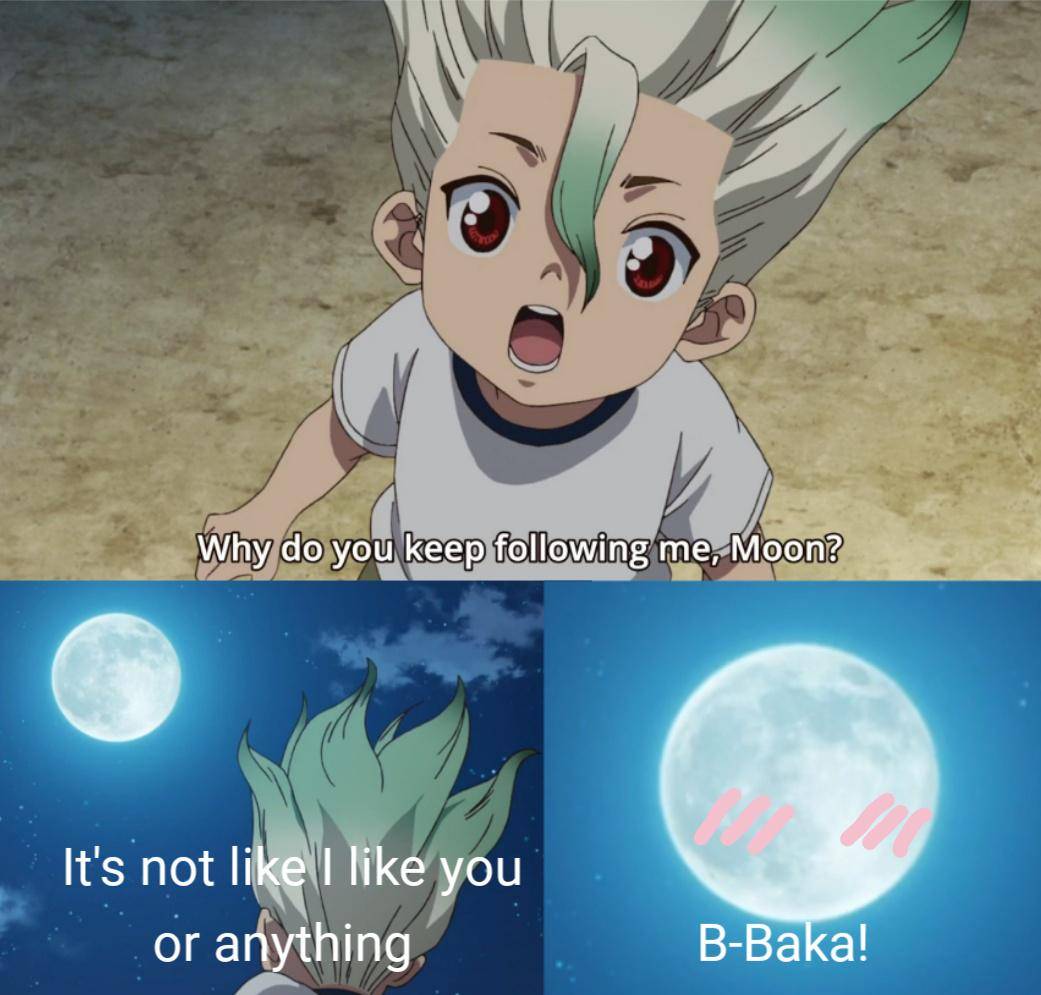 meme anime tentang bulan