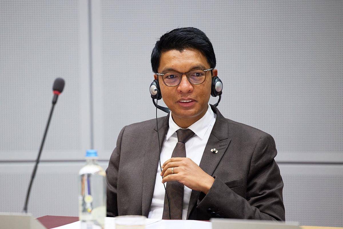 Presiden Madagaskar, Andry Rajoelina. (© European Union, 2025, CC BY 4.0 <https://creativecommons.org/licenses/by/4.0>, via Wikimedia Commons)
