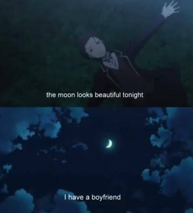 meme anime tentang bulan