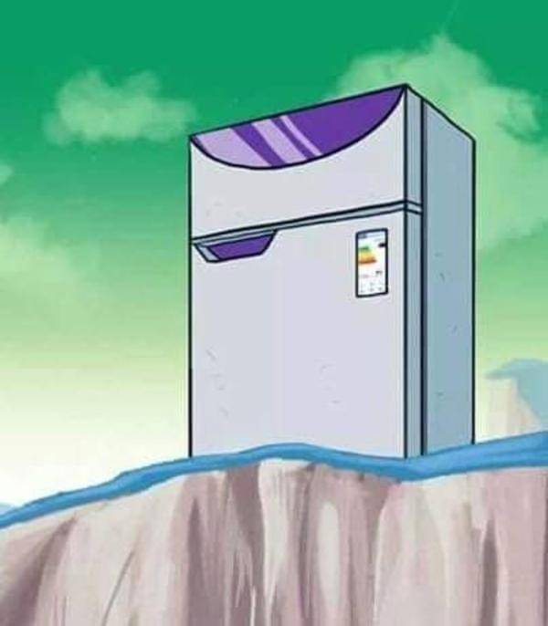 meme anime tentang kulkas