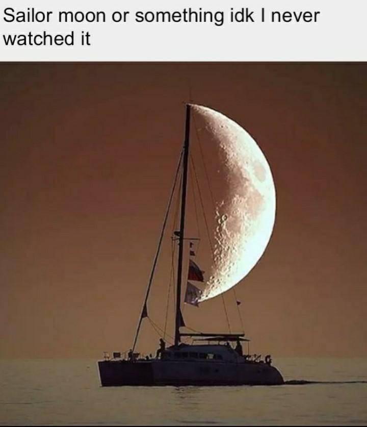 meme anime tentang bulan