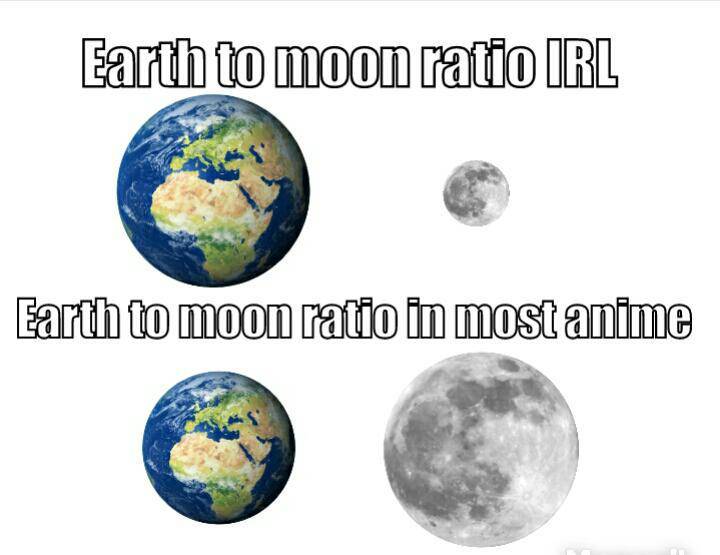 meme anime tentang bulan