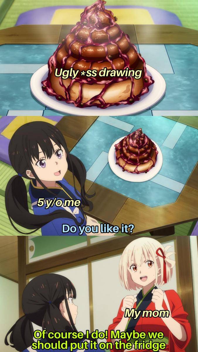 meme anime tentang kulkas