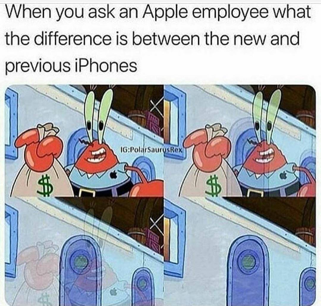 meme SpongeBob tentang karyawan 