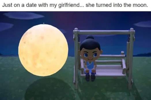 meme anime tentang bulan