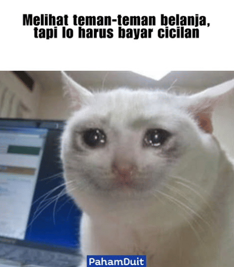 meme bayar cicilan