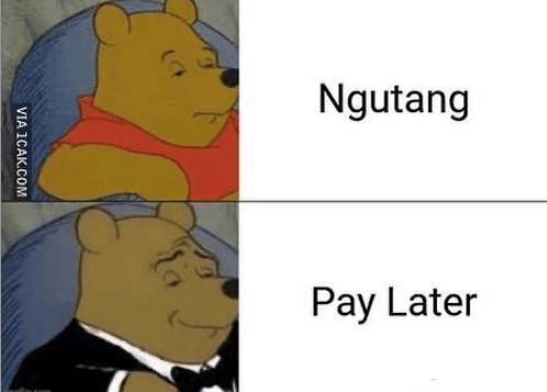 meme bayar cicilan
