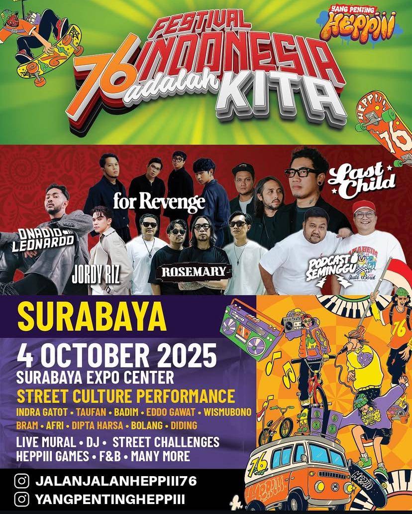 Festival 76 Indonesia Adalah Kita. (instagram.com)