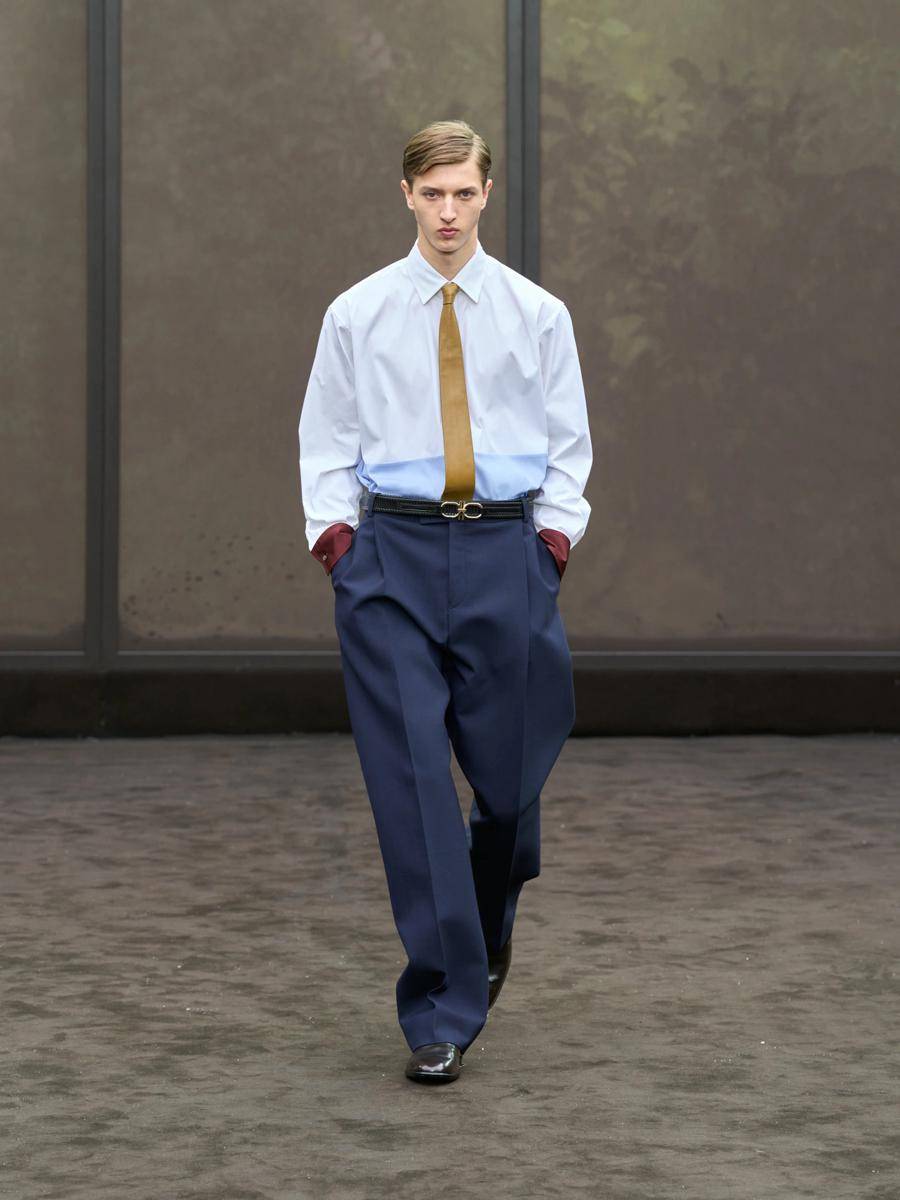 Koleksi Ferragamo S/S '26 di Milan Fashion Week (dok. Ferragamo)