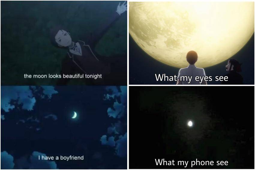 kolase meme anime tentang bulan 
