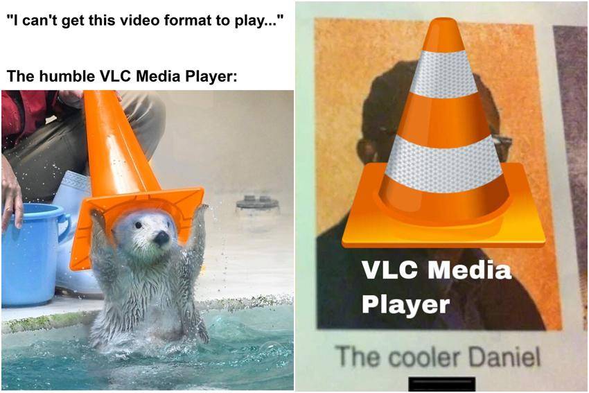 kolase meme VLC 