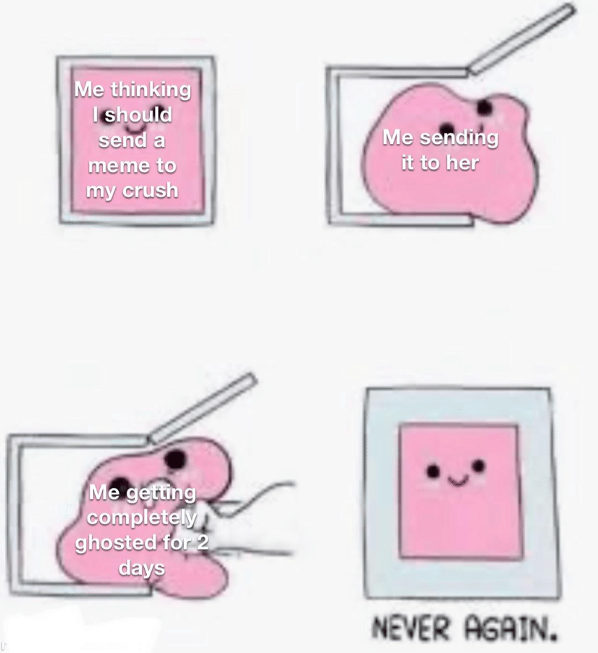 meme ghosting dalam hubungan