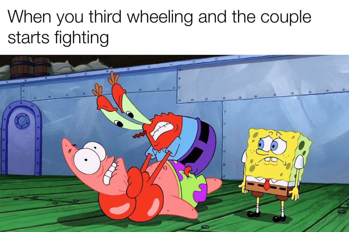 meme momen pasangan berantem