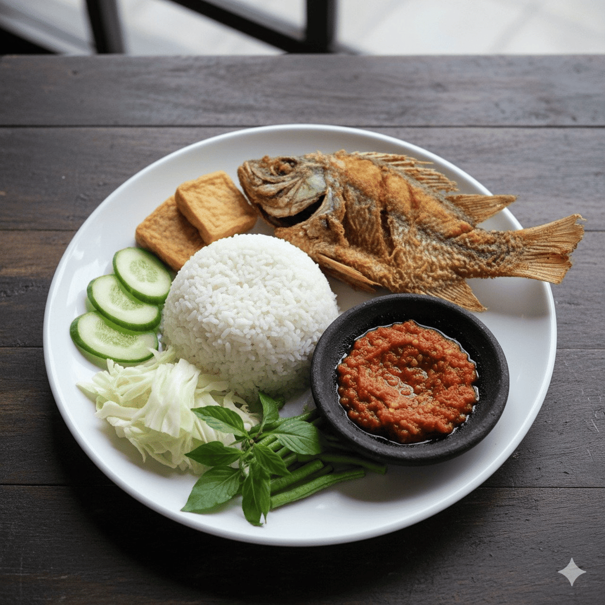Ilustrasi nasi tempong (Pixabay/u_309d9livvh)