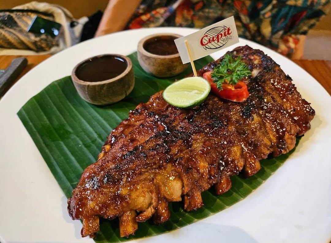 pork ribs di Cupit BBQ (instagram.com/cupitbbq)