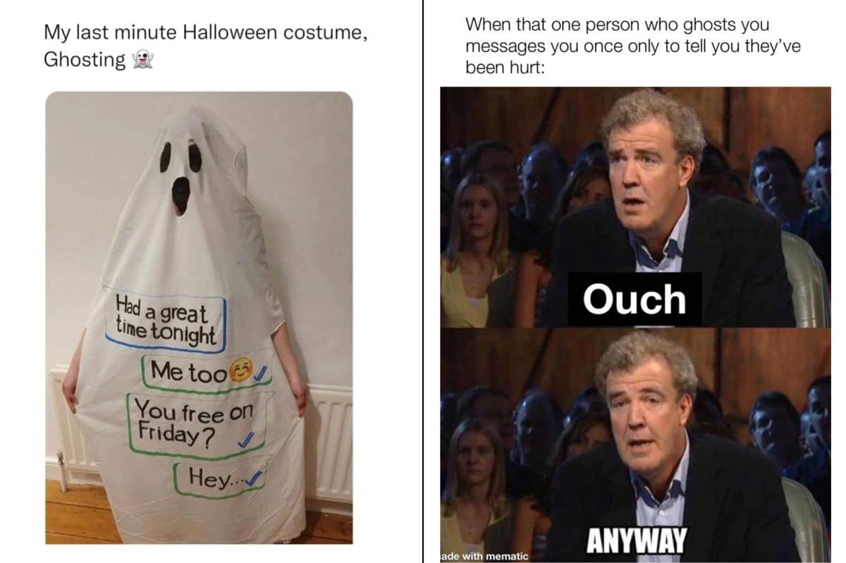 meme ghosting dalam hubungan