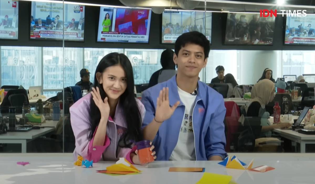El Putra dan Leya Princy di program ORINTERVIEW pada Rabu (24/9/2025) (IDN Times/Elizabeth Chiquita)