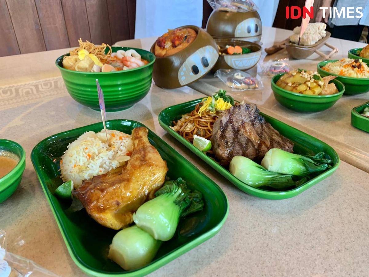 Potret makanan di Hong Kong Disneyland