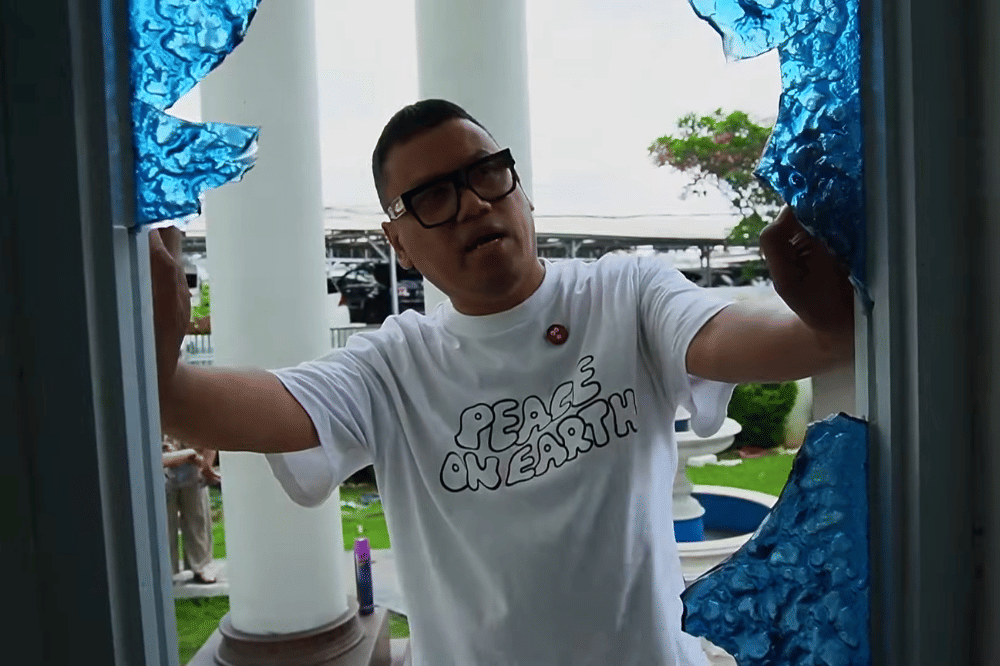 Foto rumah Uya usai dijarah