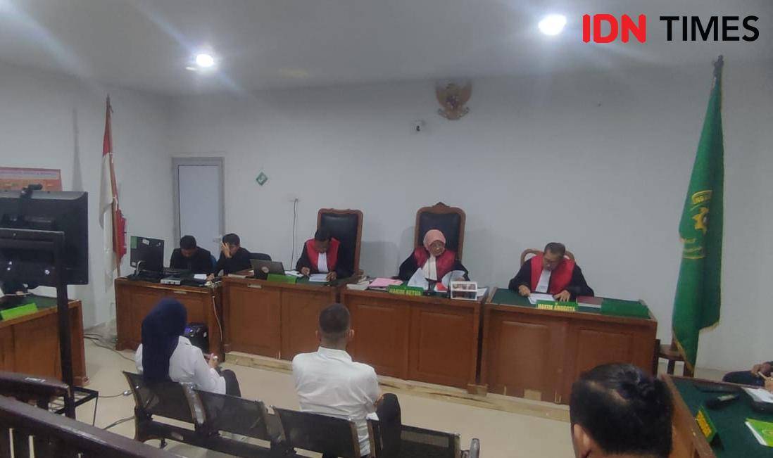 Sidang perdana kasus korupsi dana Hibah PMI Palembang (IDN Times/Rangga Erfizal)
