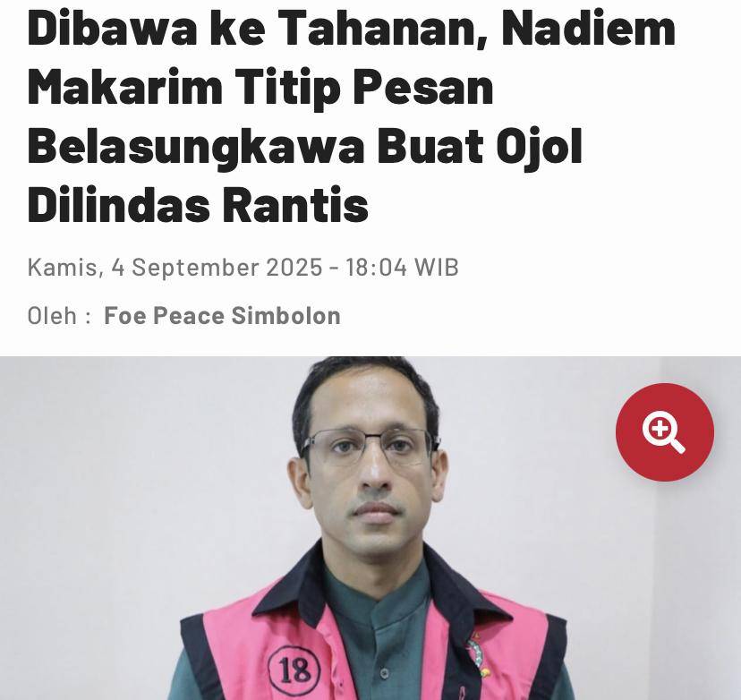 Artikel yang ada di Viva.co.id. 