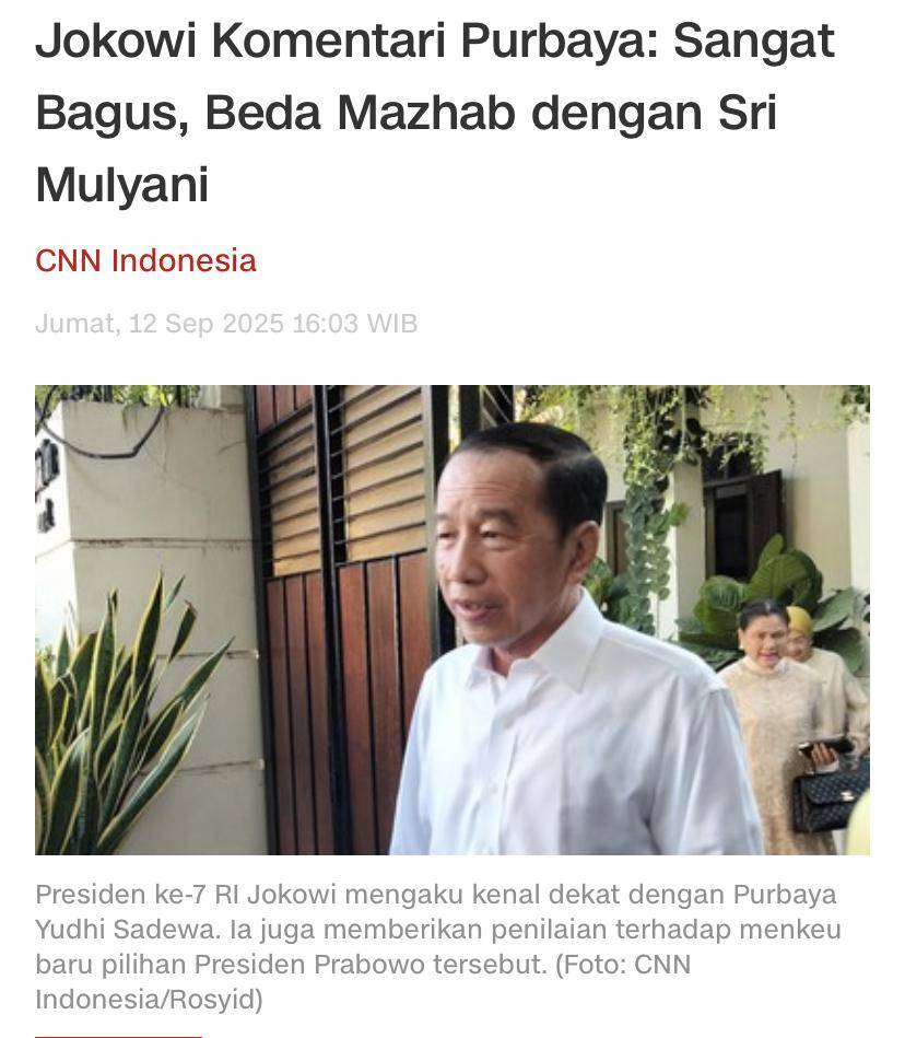 Tangkapan layar artikel di kanal CNN Indonesia.