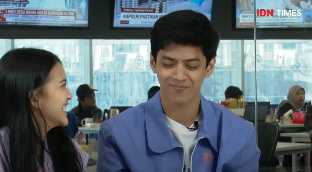 El Putra dan Leya Princy di program ORINTERVIEW pada Rabu (24/9/2025) (IDN Times/Elizabeth Chiquita)