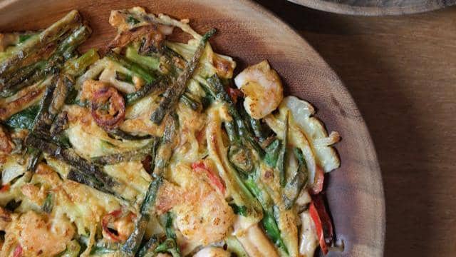 Potret pajeon khas Korea Selatan