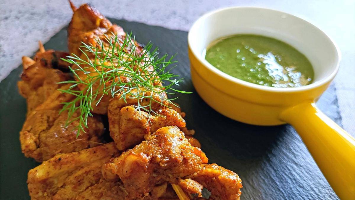 ilustrasi chicken tikka