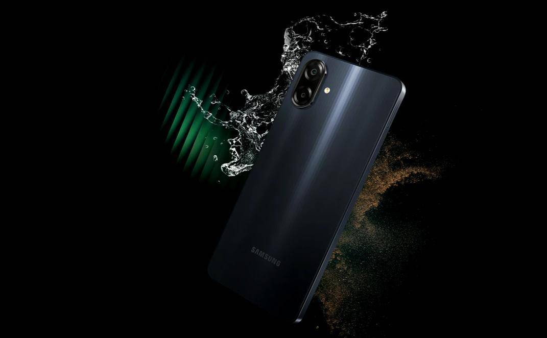 ilustrasi Samsung Galaxy M07 yang bersertifikasi IP54 