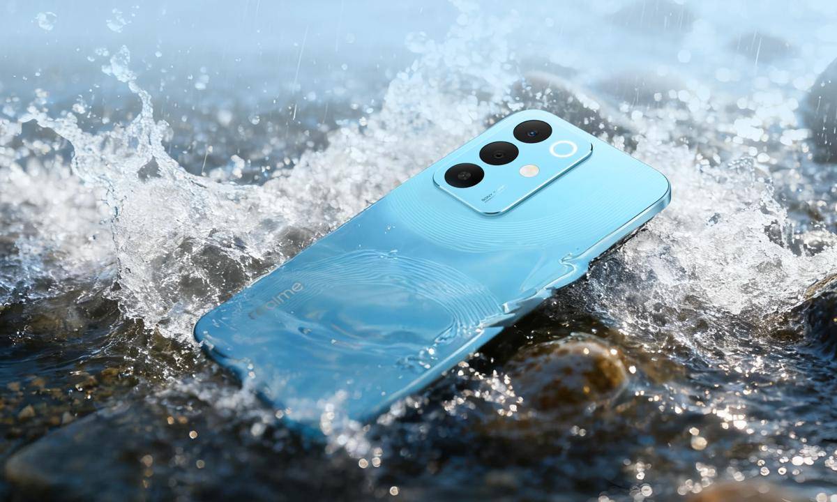 ilustrasi realme 15x 5G yang tahan air