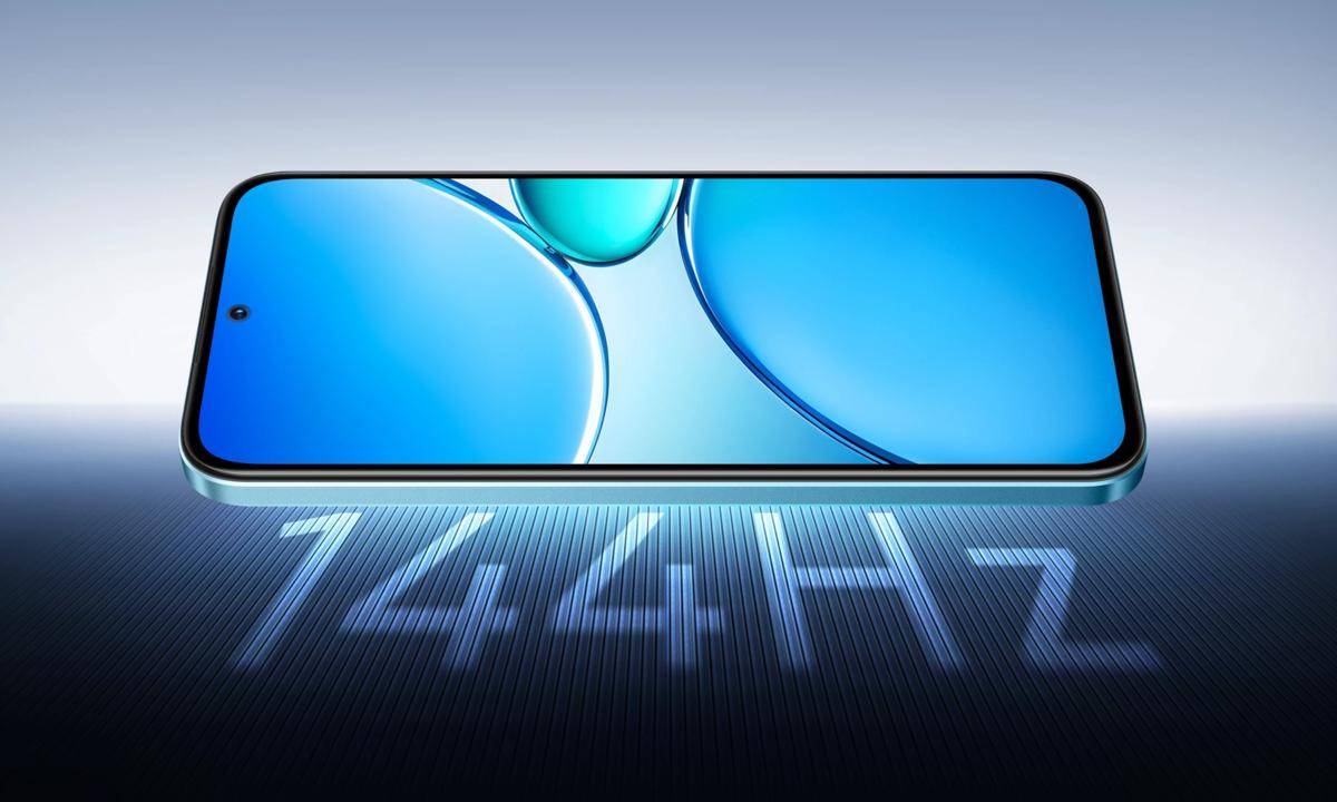 tampilan layar realme 15x 5G 