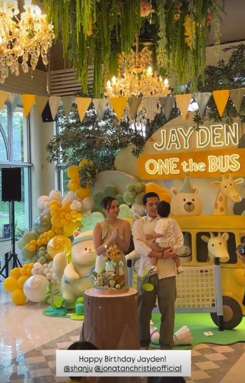 Ultah Pertama Jayden, Anak Jonatan Christie (Instagram.com/shanju)