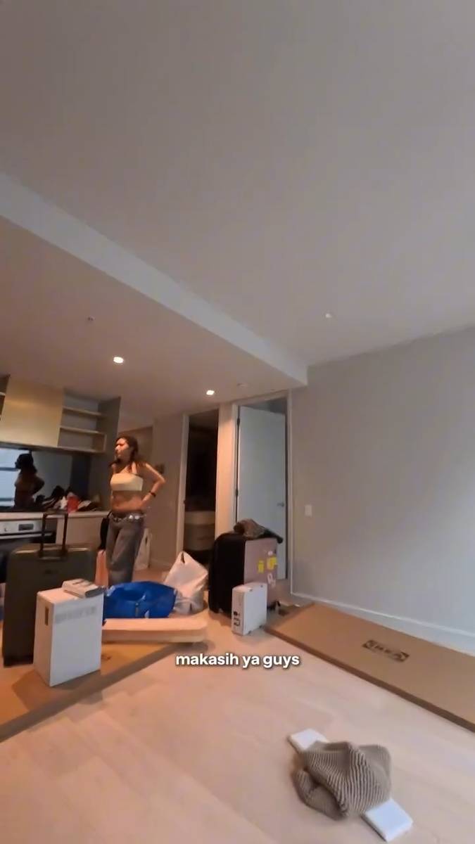 apartemen Awkarin di Melbourne (instagram.com/narinkovilda)