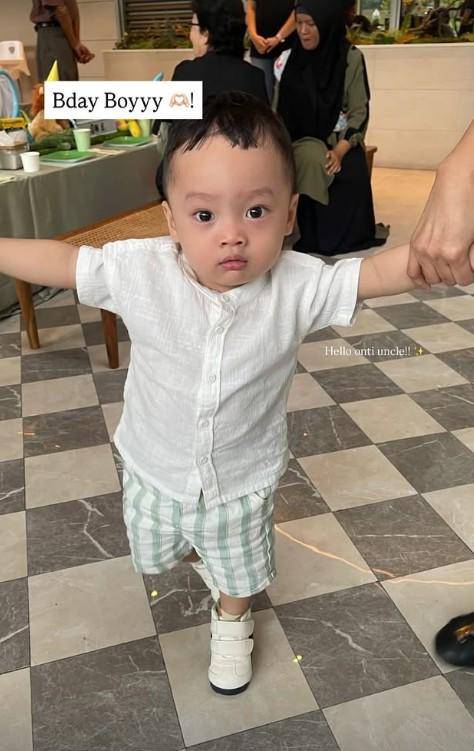 Ultah Pertama Jayden, Anak Jonatan Christie (Instagram.com/shanju)