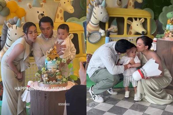Ultah Pertama Jayden, Anak Jonatan Christie (Instagram.com/shanju)